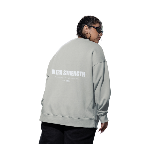 Oversized Heavy Text Sweatshirt