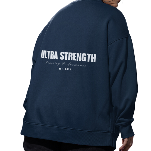 Oversized Heavy Text Sweatshirt