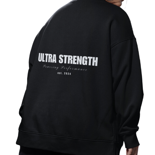 Oversized Heavy Text Sweatshirt