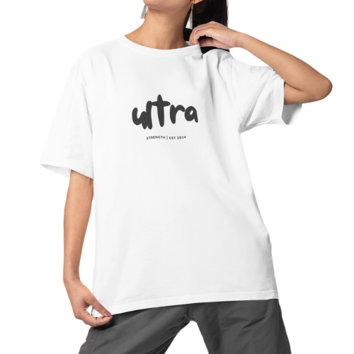 Oversized Heavy Text T-Shirt