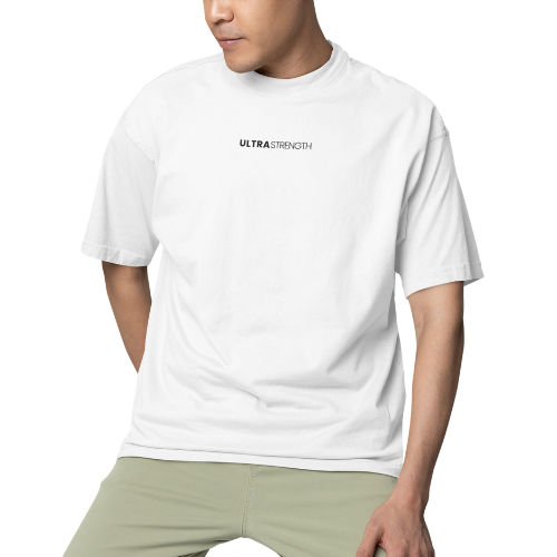 Oversized Heavy Text T‑Shirt