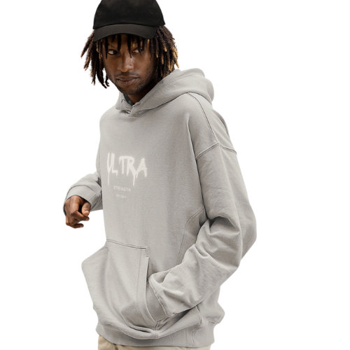 Oversized Heavy Text Hoodie