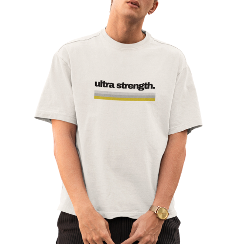 Oversized Heavy Text T‑Shirt