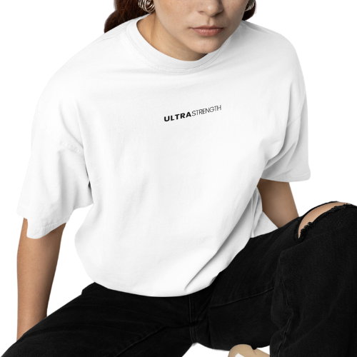 Oversized Heavy Text T-Shirt