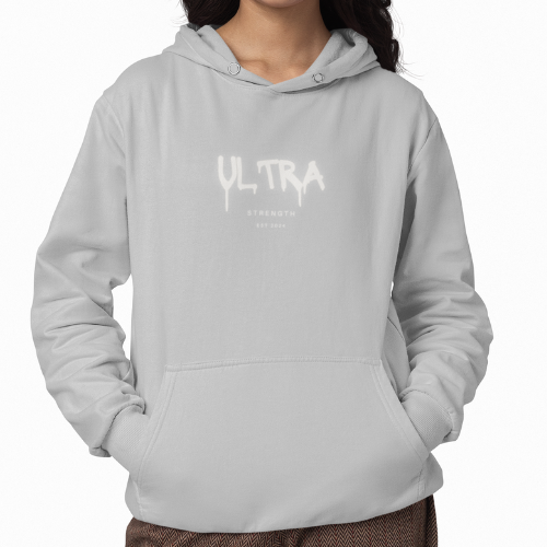 Oversized Heavy Text Hoodie