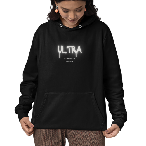 Oversized Heavy Text Hoodie