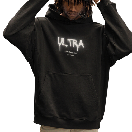 Oversized Heavy Text Hoodie